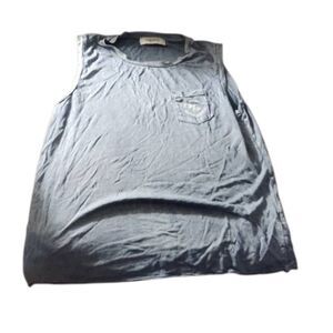 Soul Cycle Blue Casual Tank Top Soft Cotton